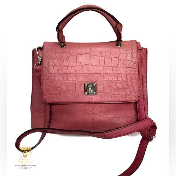 MCM 2 way croc embossed bag - Picture 1 of 16